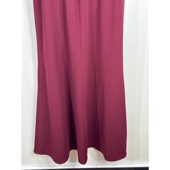 Betsy & Adams Asymmetrical Neckline Evening Gown Red Size 10 NWT - Picture 12 of 16